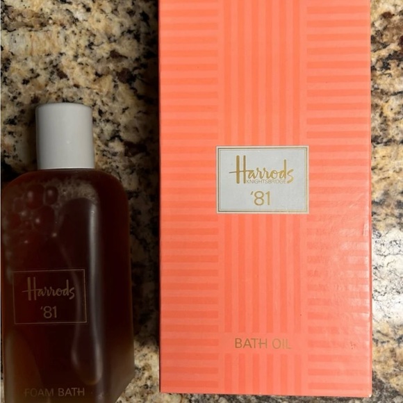 Harrods 81’ • Vintage • 2 Bottles Bath Oil & Foam Bath • 8.0 Fl. Oz. • New - Picture 6 of 16